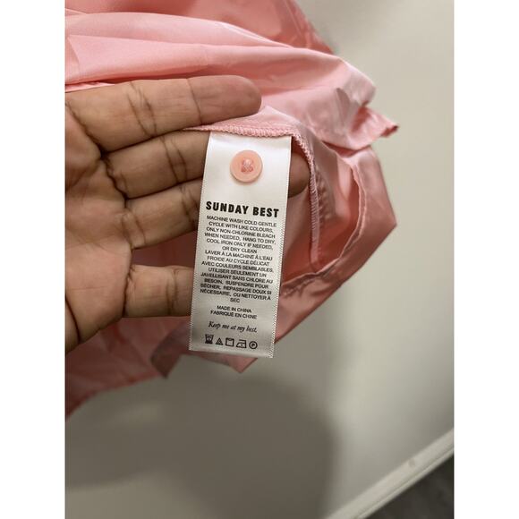 Coquette Ballet Romantic Babydoll Empire Waist Mini Dress 2XS Barbiecore Minimal - Picture 9 of 16